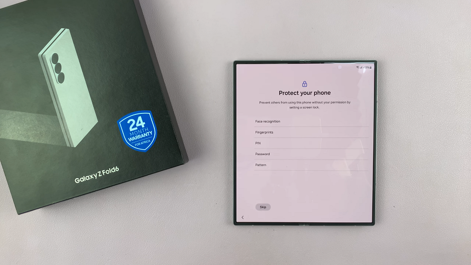 Set Up Samsung Galaxy Z Fold 6 For Beginners