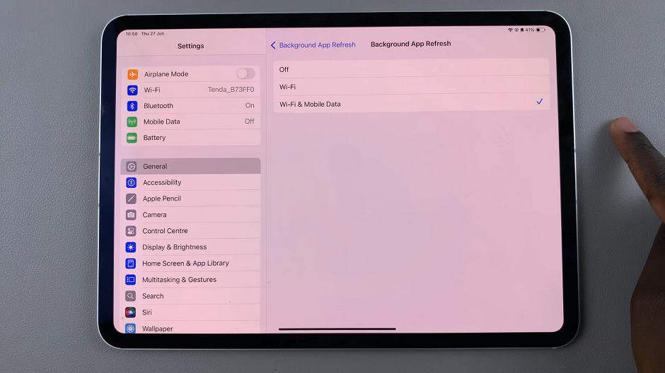 How To Enable 'Background App Refresh' Over Cellular Data On iPad