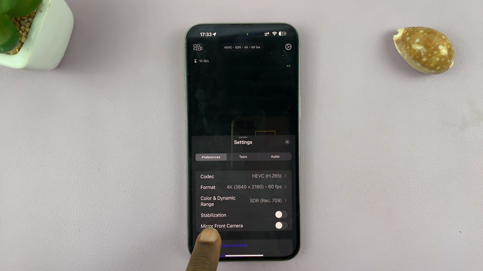 How To Enable/Disable Stabilization In Final Cut Camera App