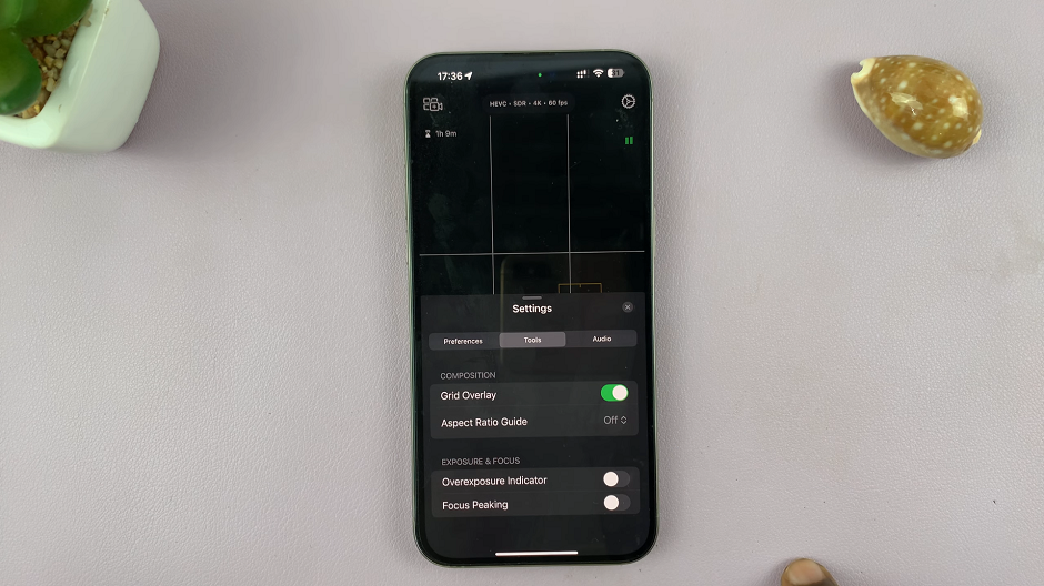 How To Enable Grid Lines In Final Cut Camera App