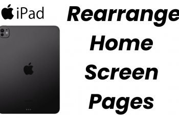 How To Rearrange Home Screen Pages On An iPad