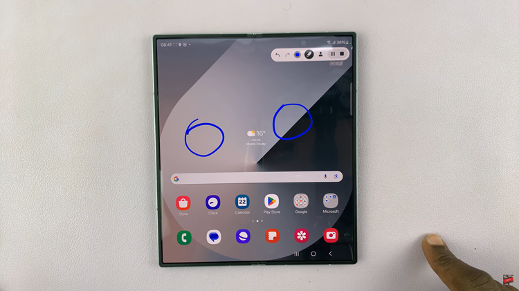 Record Screen On Samsung Galaxy Z Fold 6