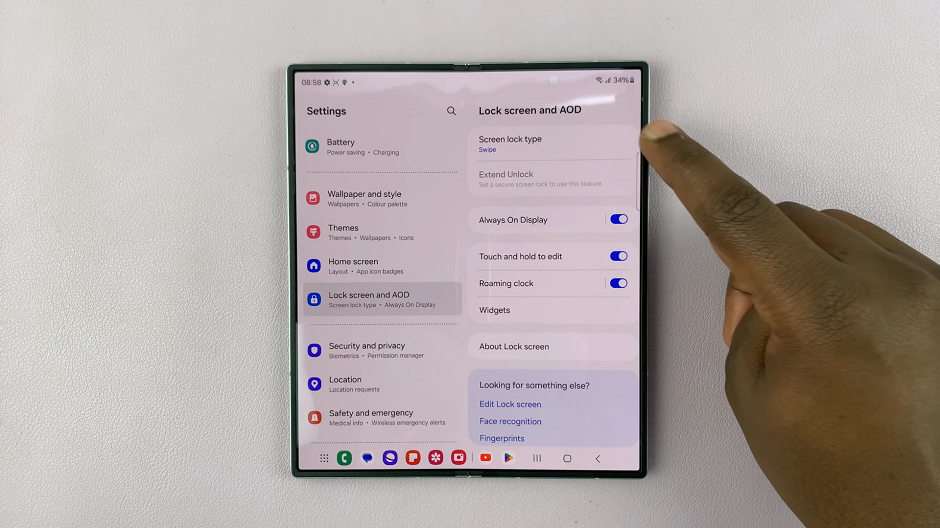 How To Set Up Lock Screen Password On Galaxy Z Fold 6