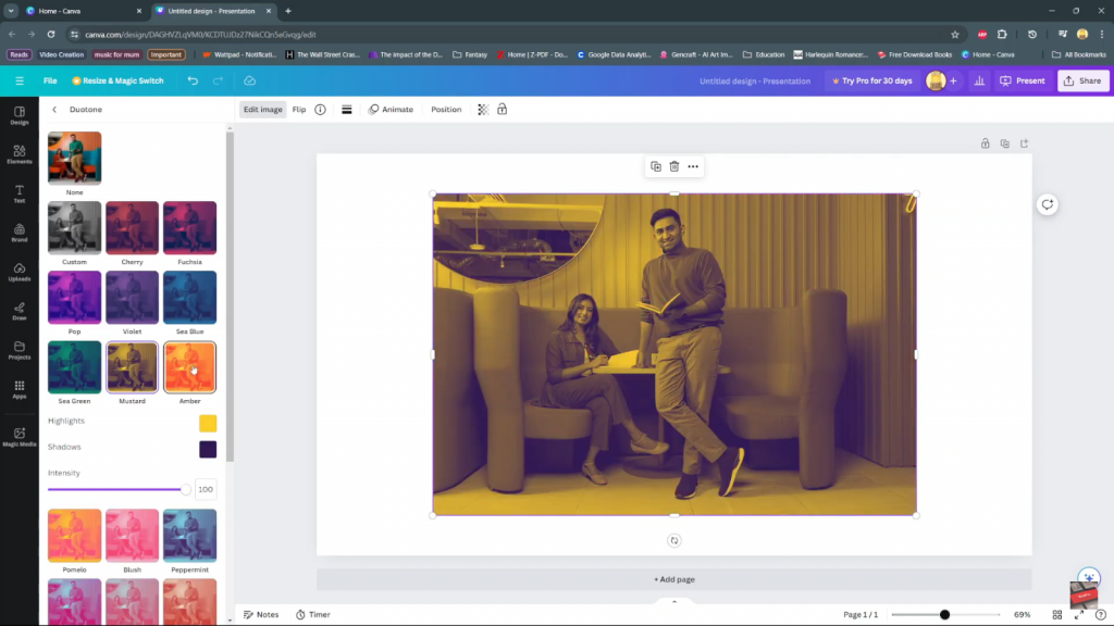 Change the Colors of ANY Image or Graphic In Canva