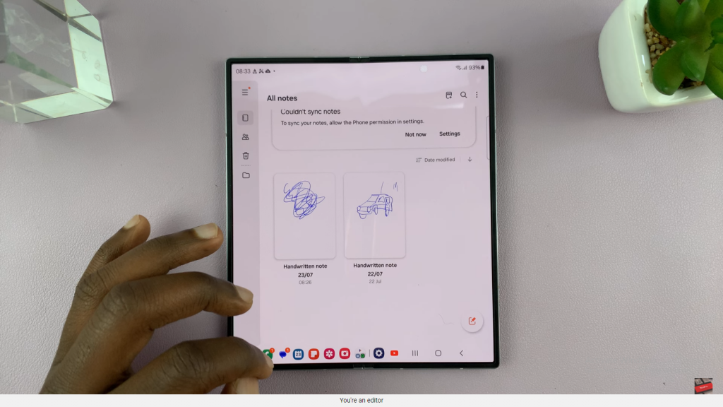 Use Sketch To Image On Samsung Galaxy Z Fold 6