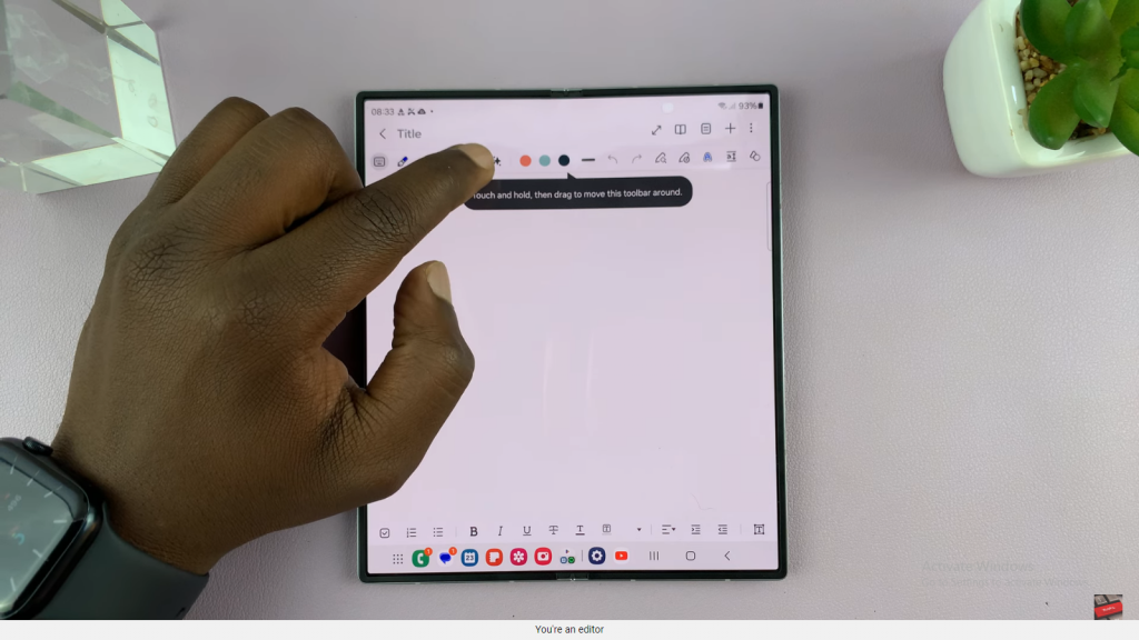 Use Sketch To Image On Samsung Galaxy Z Fold 6