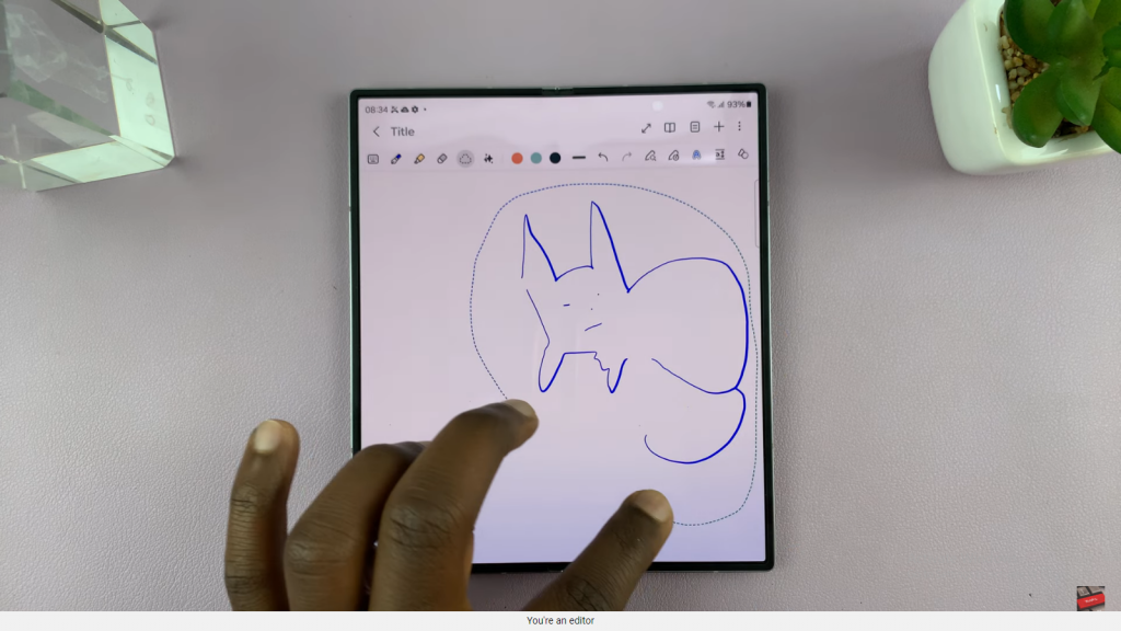 Use Sketch To Image On Samsung Galaxy Z Fold 6