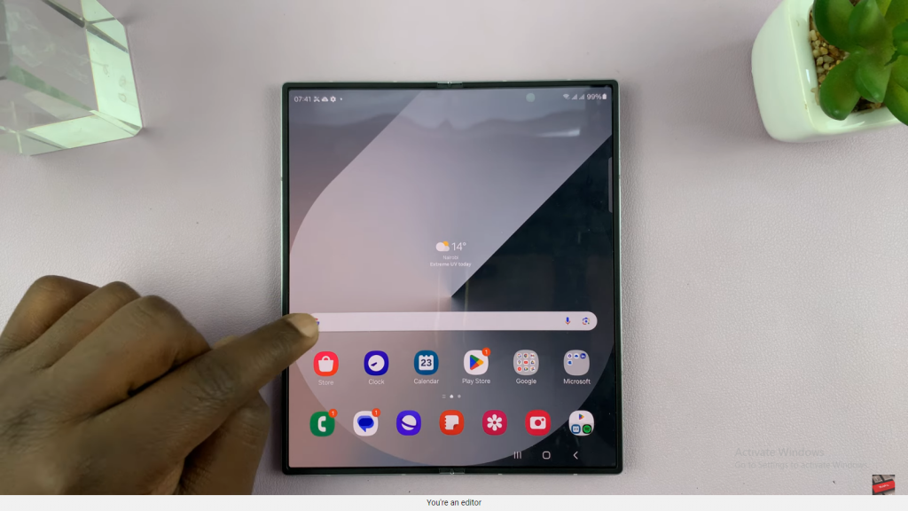 Customize Google Search Bar On Samsung Galaxy Z Fold 6