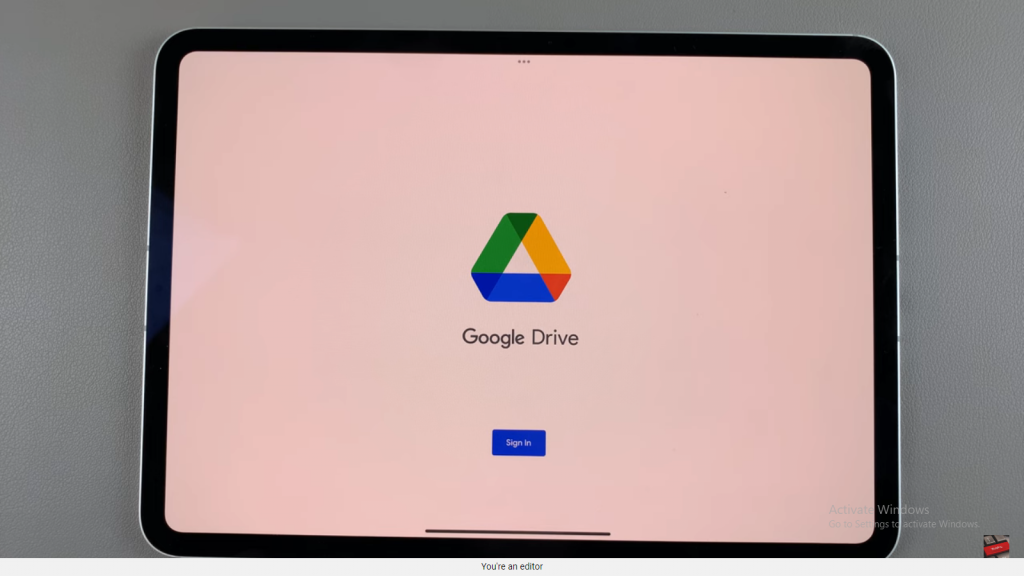 Install Google Drive On iPad