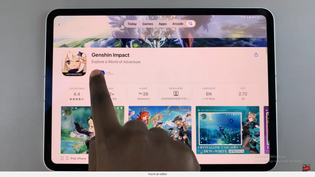 Install Genshin Impact On iPad