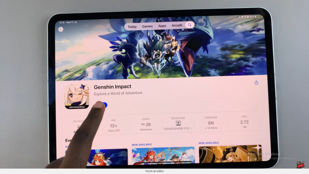 Install Genshin Impact On iPad