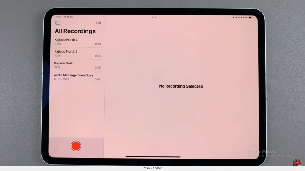 Import Voice Memos To Garageband On iPad