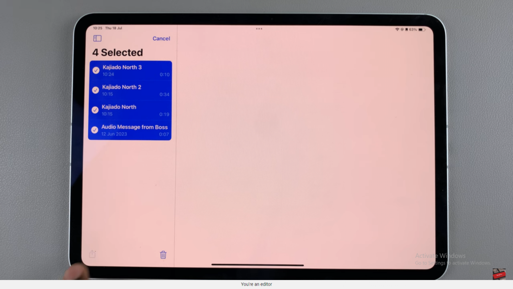 Import Voice Memos To Garageband On iPad