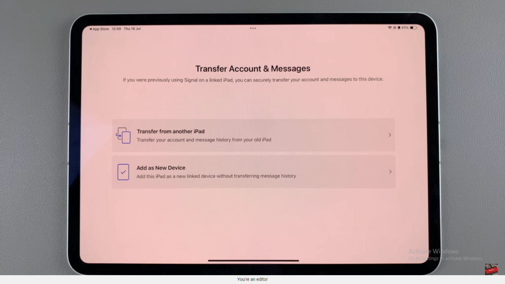 Install Signal Messenger On iPad