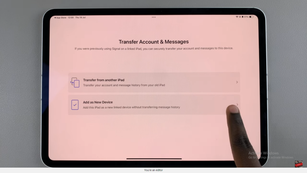 Install Signal Messenger On iPad