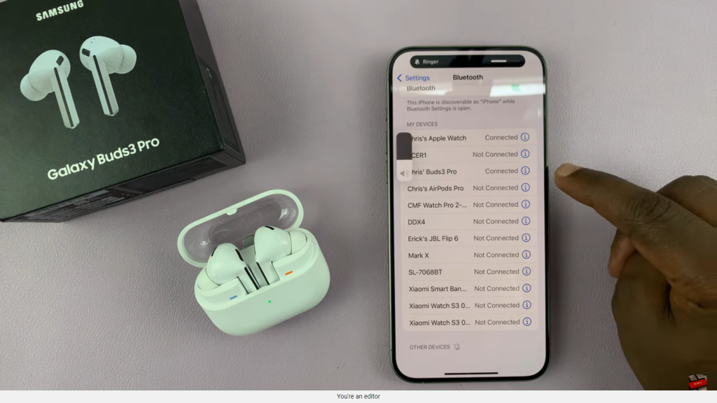 Pair & Connect Samsung Galaxy Buds 3 Pro To iPhone