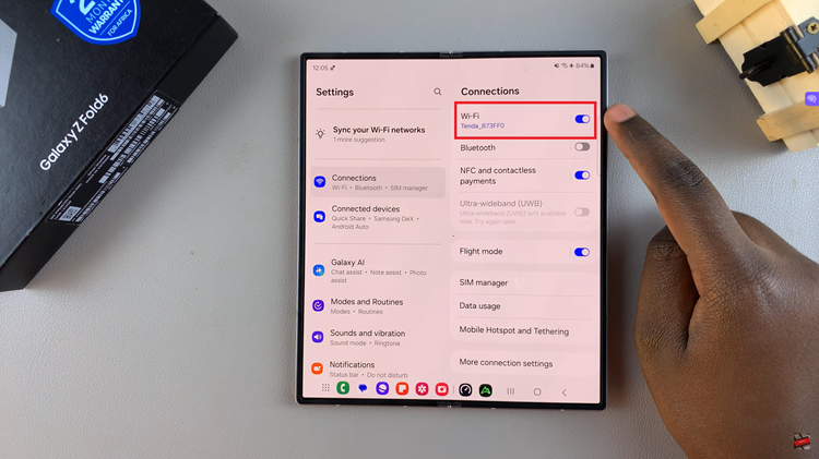 Find Wi-Fi Password On Samsung Galaxy Z Fold 6