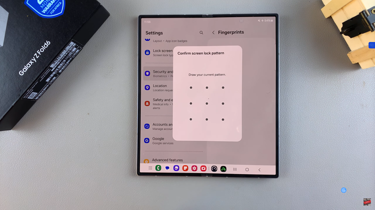 Delete Fingerprint On Samsung Galaxy Z Fold 6