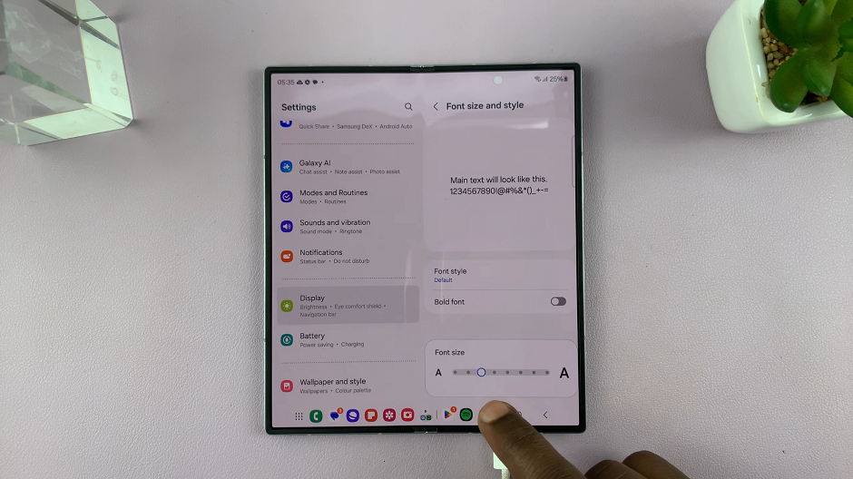 How To Increase Font Size On Samsung Galaxy Z Fold 6