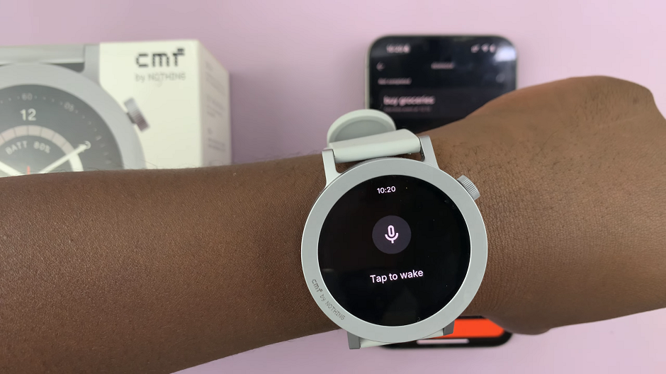 Tap to Wake Voice Assistant On CMF Watch App