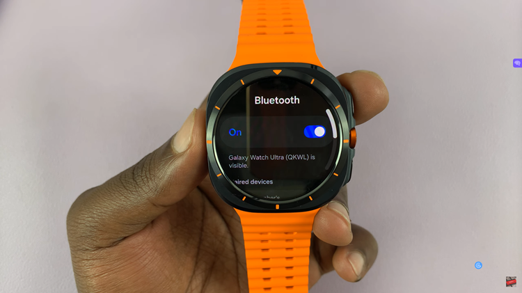 Turn ON Bluetooth On Samsung Galaxy Watch Ultra