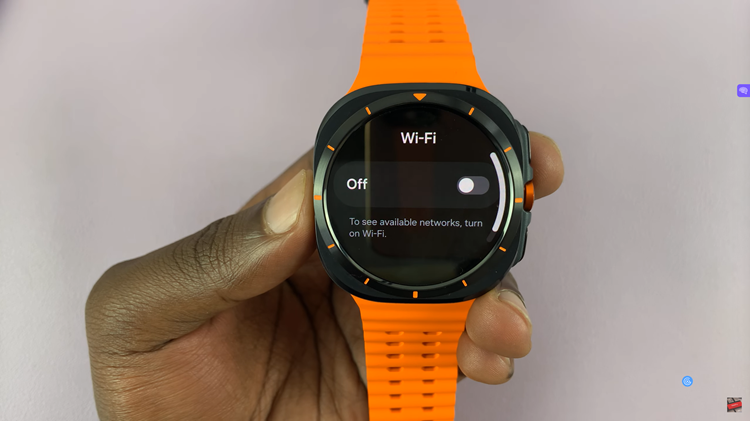 Turn Wi-Fi OFF On Samsung Galaxy Watch Ultra