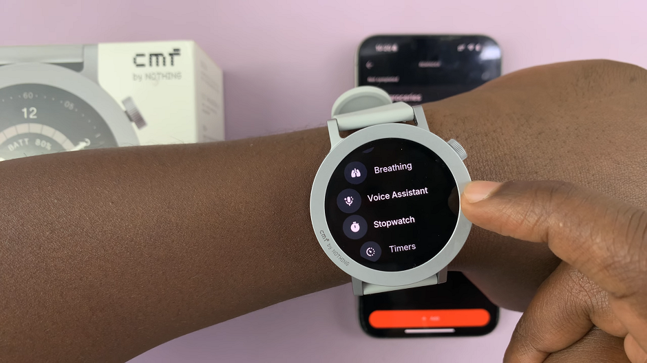 Voice Assistant On CMF Watch App