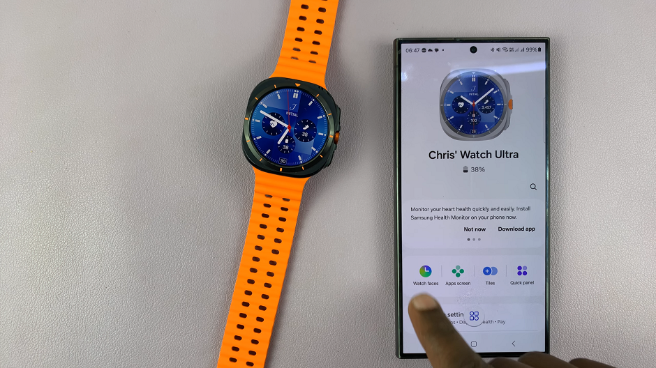 How To Change Watch Face On Samsung Galaxy Watch Ultra