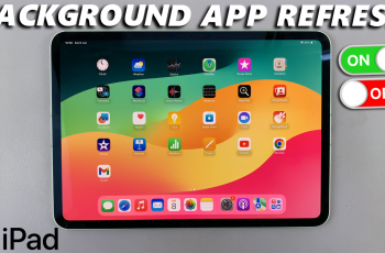 How To Enable/Disable ‘Background App Refresh’ Over Cellular Data On iPad