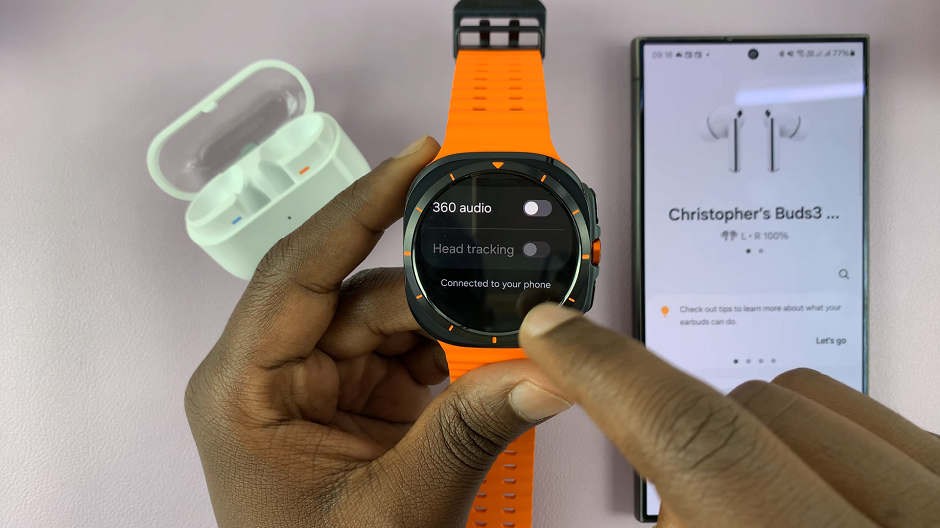 How To Control Galaxy Buds With Galaxy Watch Ultra