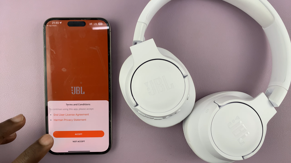 JBL Headphones App terms and Conditions