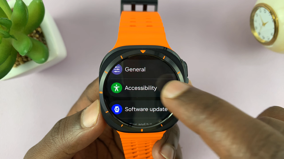 Accessibility Settings On Galaxy Watch Ultra