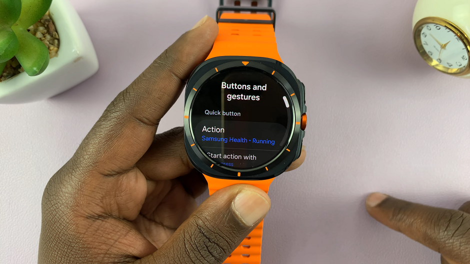 How To Disable Quick (Action) Button On Galaxy Watch Ultra