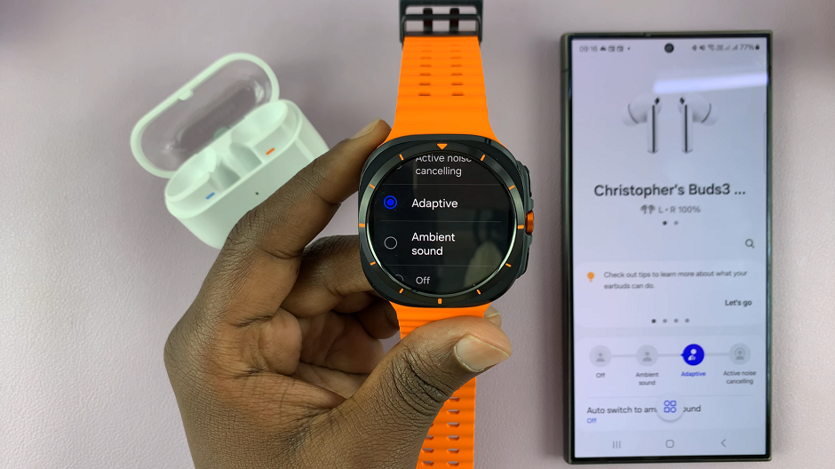 Control Galaxy Buds With Galaxy Watch Ultra