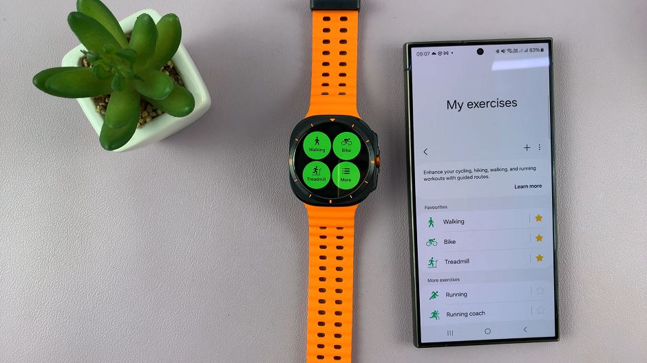 How To Change Favorite Workouts On Galaxy Watch Ultra