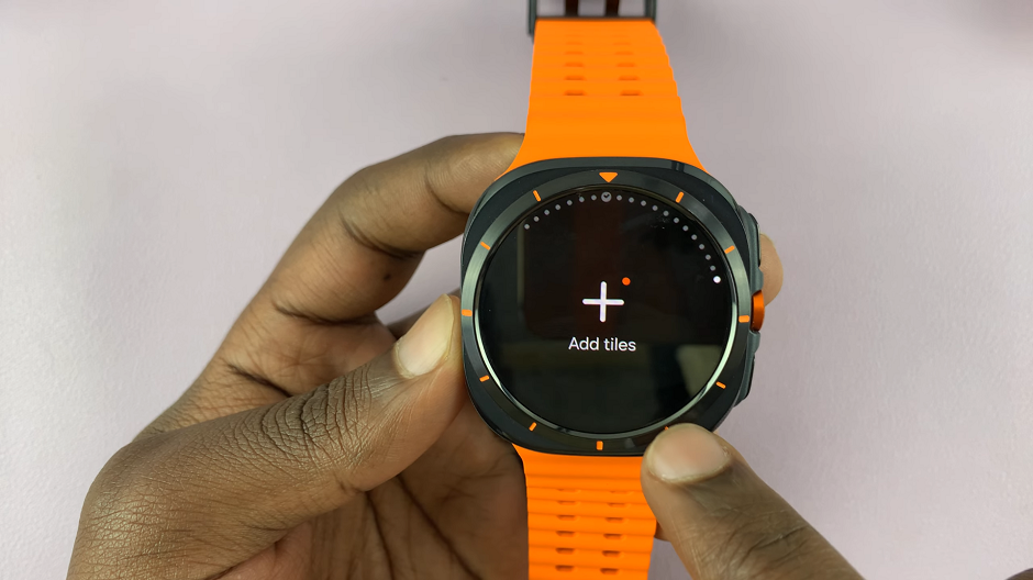 How To Add Tiles On Galaxy Watch Ultra