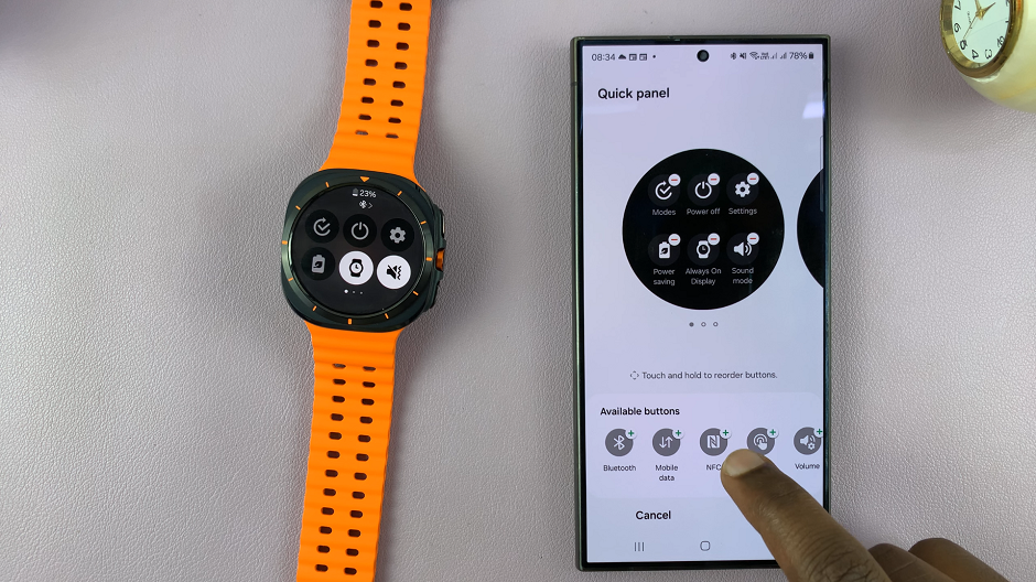 How To Edit Quick Panel On Galaxy Watch Ultra