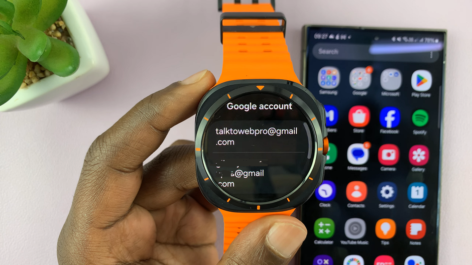 Add a Google Account To Samsung Galaxy Watch Ultra