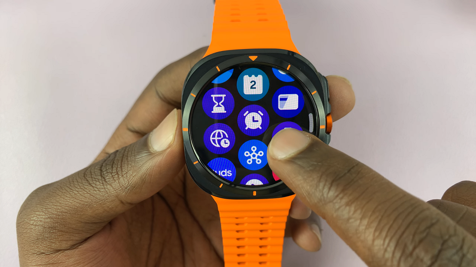 Alarm App On Samsung Galaxy Watch Ultra