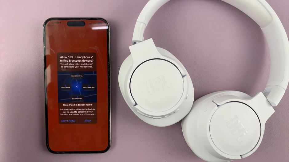 Connect JBL Tune 770 NC Headphones To iPhone/iPad App