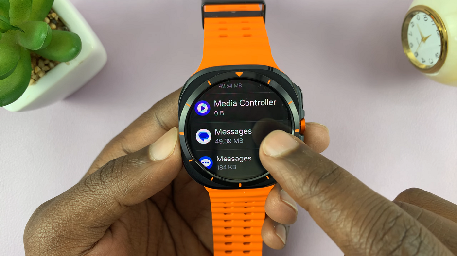 Messages App On Samsung Galaxy Watch Ultra