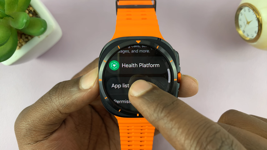 App List On Galaxy Watch Ultra