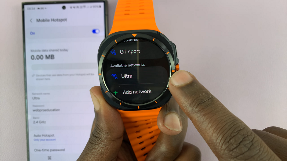 How To Connect Galaxy Watch Ultra To Phone's Hotspot