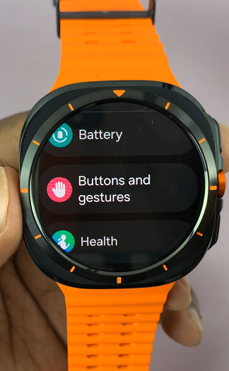 Buttons and Gestures On Galaxy Watch Ultra