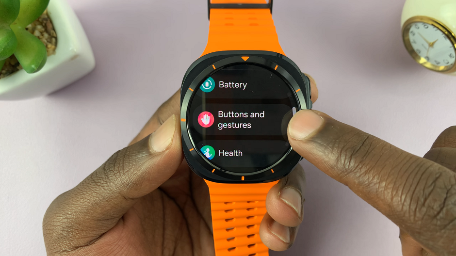 Buttons and Gestures On Samsung Galaxy Watch Ultra