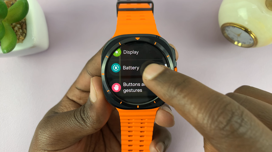 Battery Settings Galaxy Watch Ultra