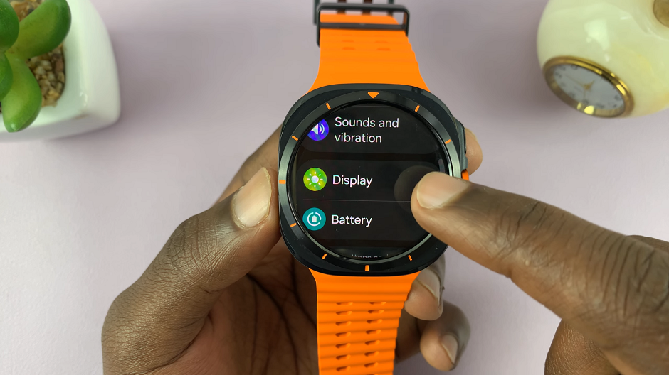 Battery Settings On Galaxy Watch Ultra