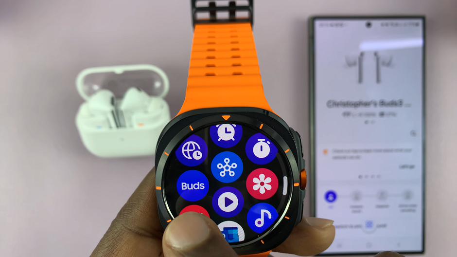 Galaxy Buds Controller App On Galaxy Watch Ultra