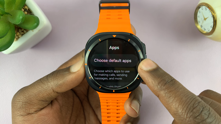 How To Choose (Change) Default Apps On Galaxy Watch Ultra