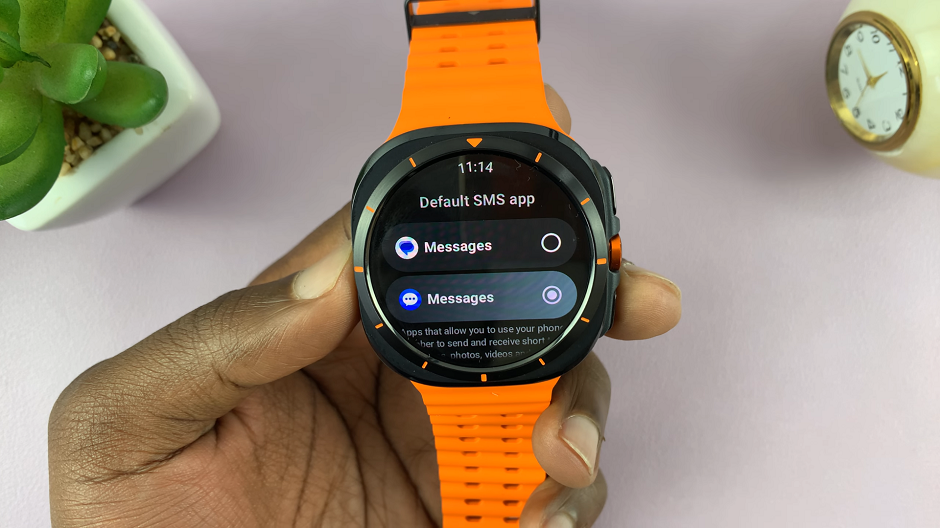 How To Choose Default Apps On Galaxy Watch Ultra